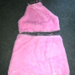 Two Piece Fluffy Set